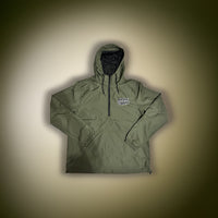 Olive Green Lightweight Windbreaker