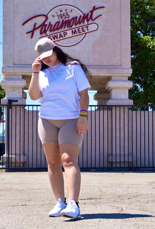 Beige Harpy Dad Hat